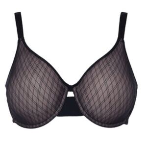 Chantelle Women’s Smooth Lines Bra Size 44DDD Black